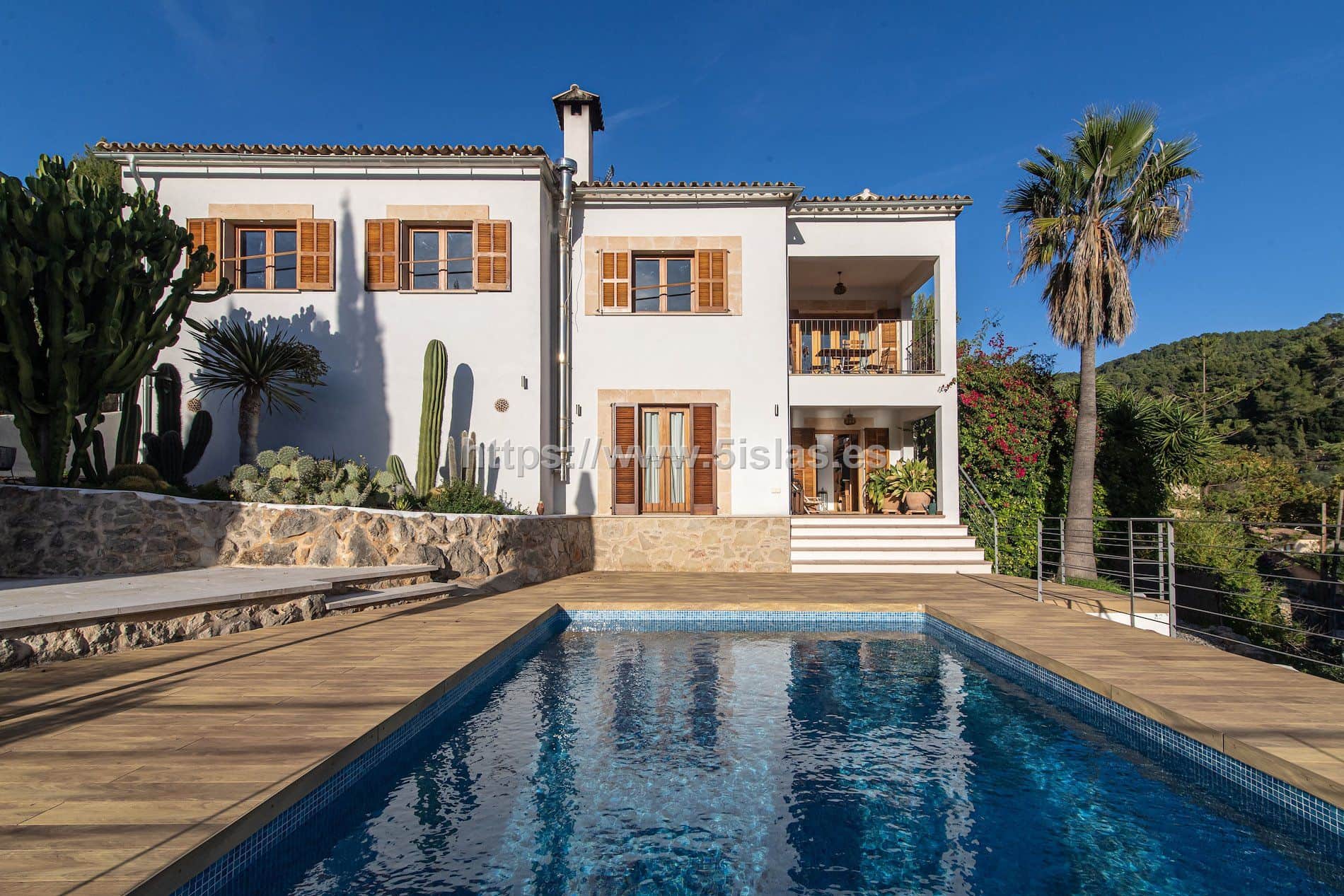 elegante casa mediterránea con piscina y vistas en Esporles - Foto 1