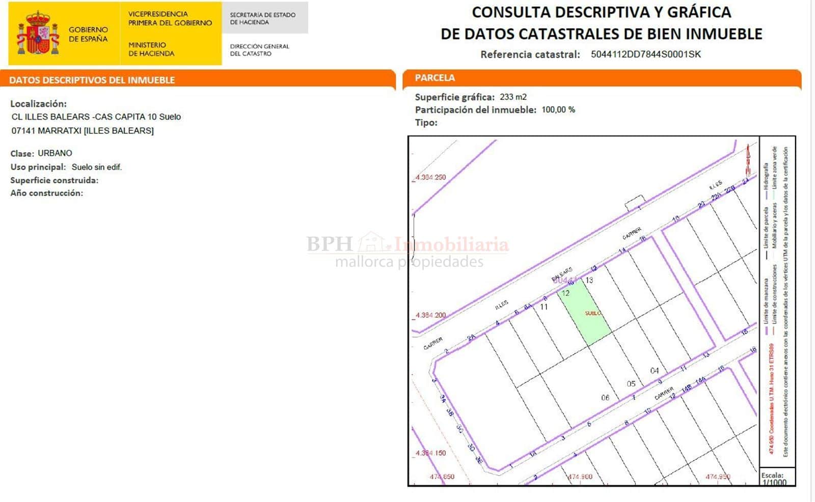 SOLAR URBANO EN VENTA EN CAS CAPITA - MARRATXI - Foto 3