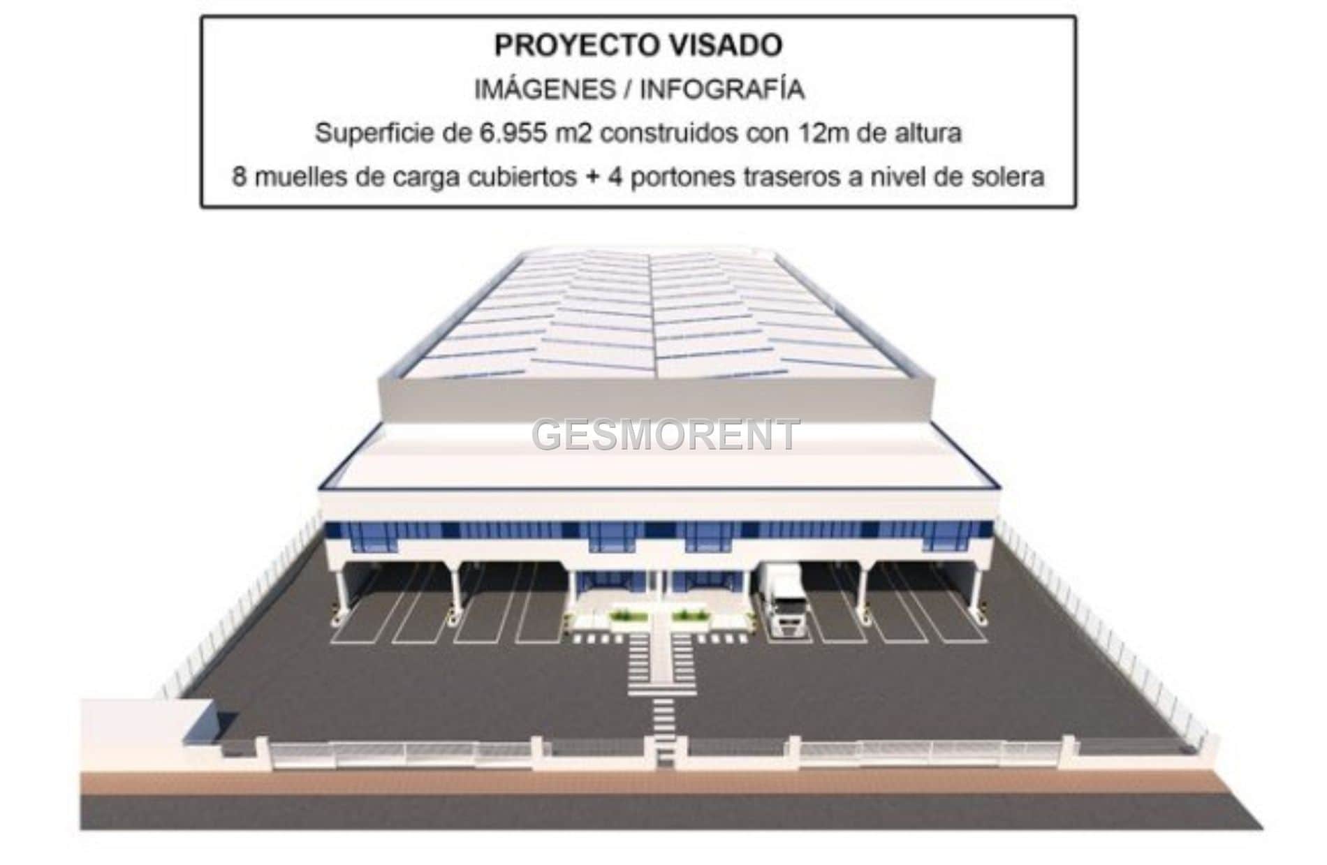 SOLAR CON PROYECTO DE NAVE EN VENTA EN SAN FERNANDO DE HENARES, MADRID - Foto 3