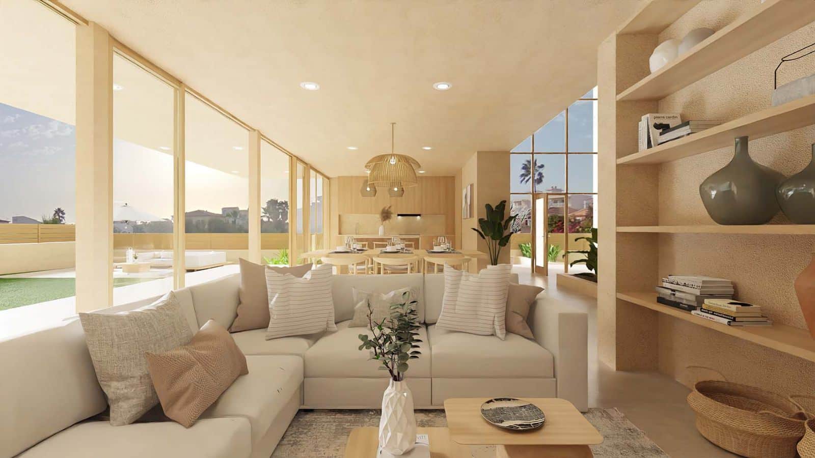 NUEVO CHALET UNIFAMILIAR DE DISEÑO CON PISCINA EN SA RAPITA - Foto 3