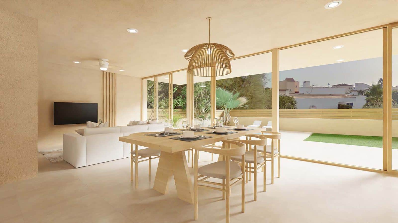 NUEVO CHALET UNIFAMILIAR DE DISEÑO CON PISCINA EN SA RAPITA - Foto 5