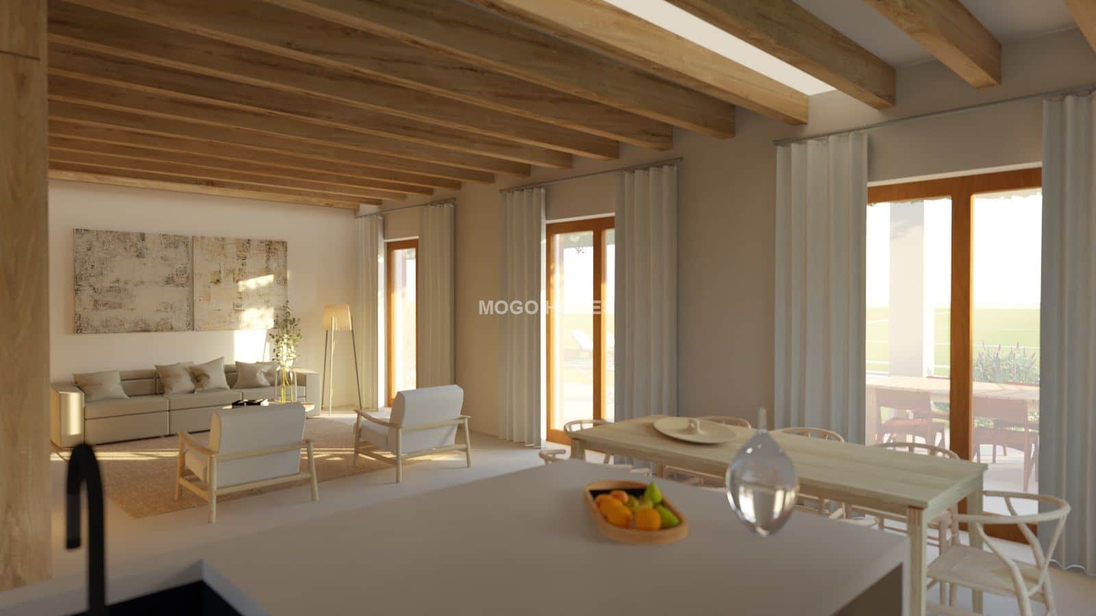 TERRENO CON PROYECTO DE VIVIENDA UNIFAMILIAR Y PISCINA EN SENCELLES - Foto 4