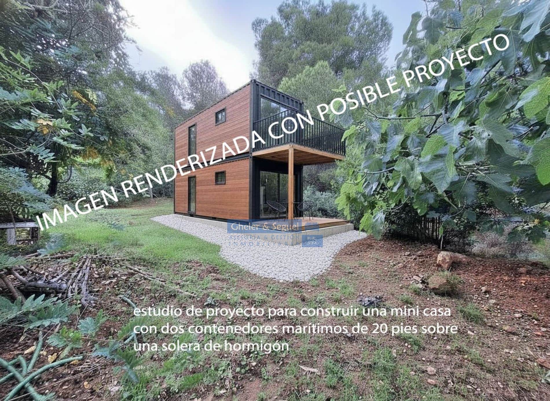 Parcela apta para edificar una mini casa muy económica con contenedores. - Foto 1