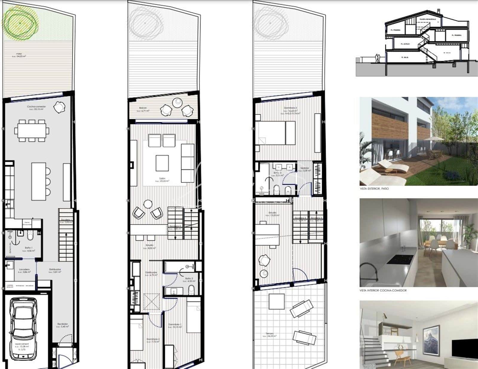 Obra nueva, dos casas adosadas en el centro de Sant Just - Foto 1