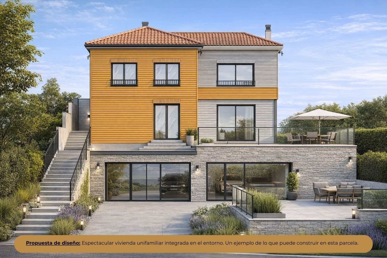 Terreno con Proyecto en Vall del Sol: ¡Construya la casa de sus sueños en Vallirana! - Foto 1