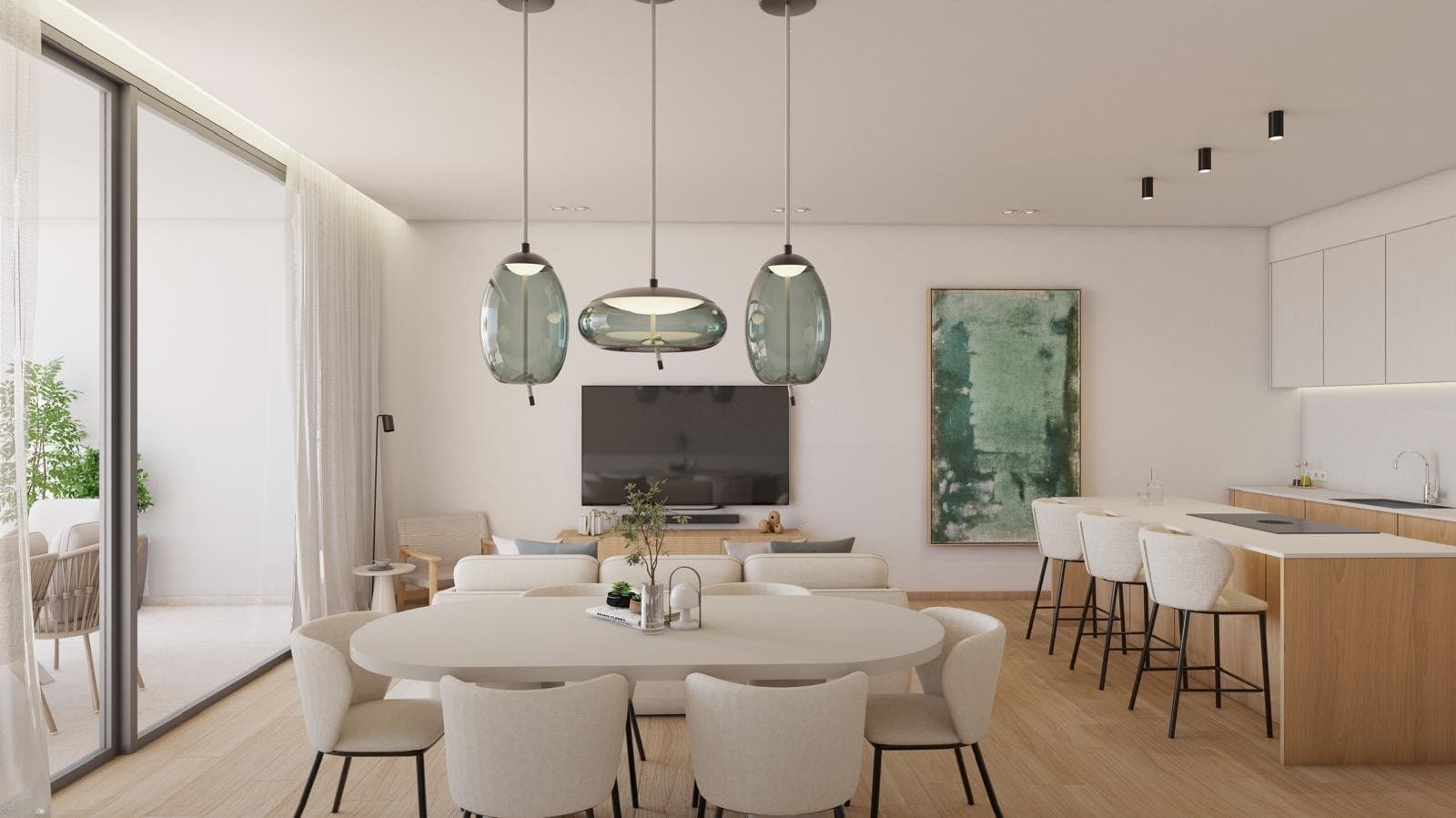 ADOSADO A ESTRENAR CON GARAJE Y TERRAZAS, EN EL PUEBLO DE LLUCMAJOR - Foto 1