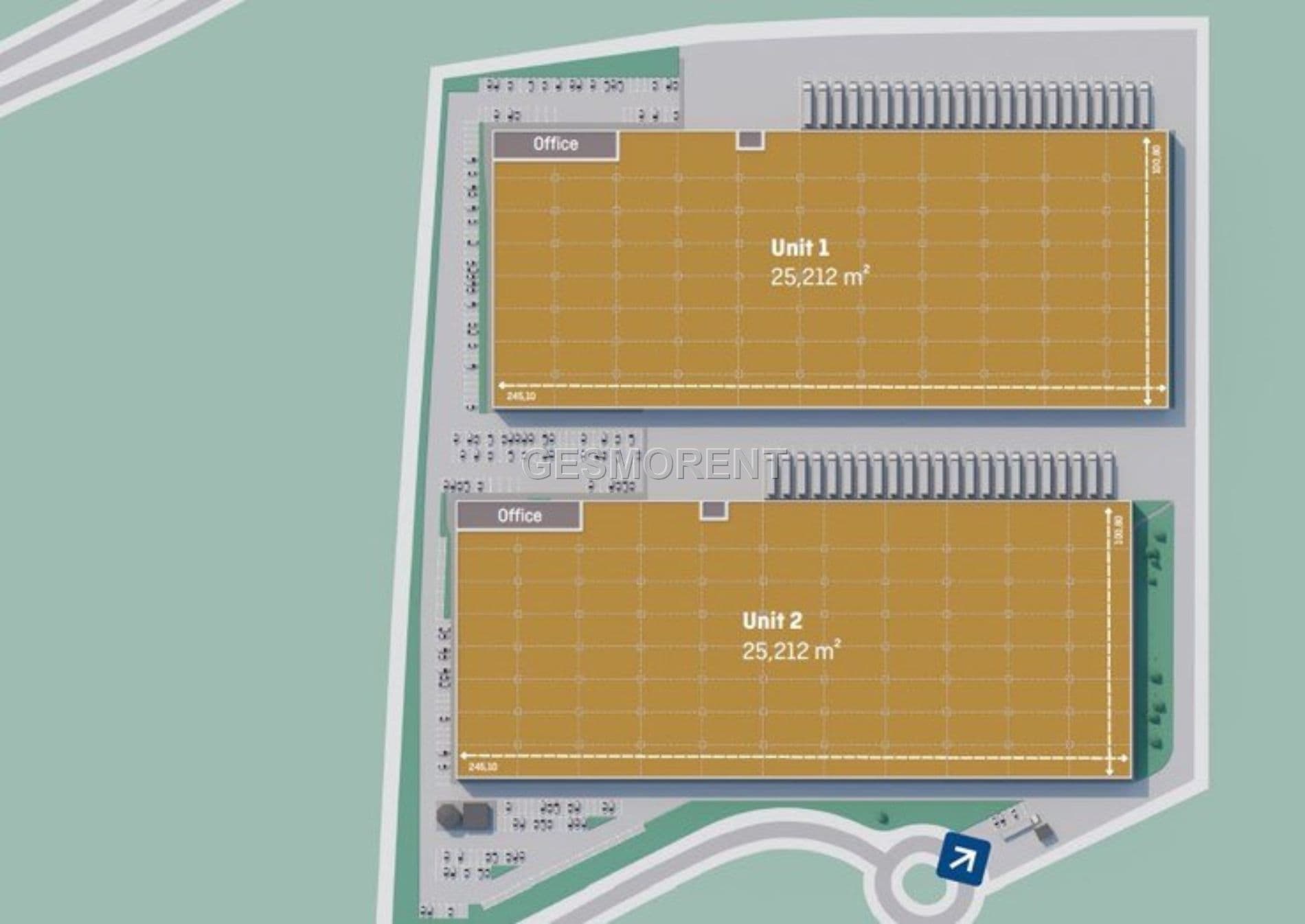 PROMOCIÓN EN ALQUILER DE 2 NAVES EN CONSTRUCCIÓN EN MANRESA, BARCELONA - Foto 2