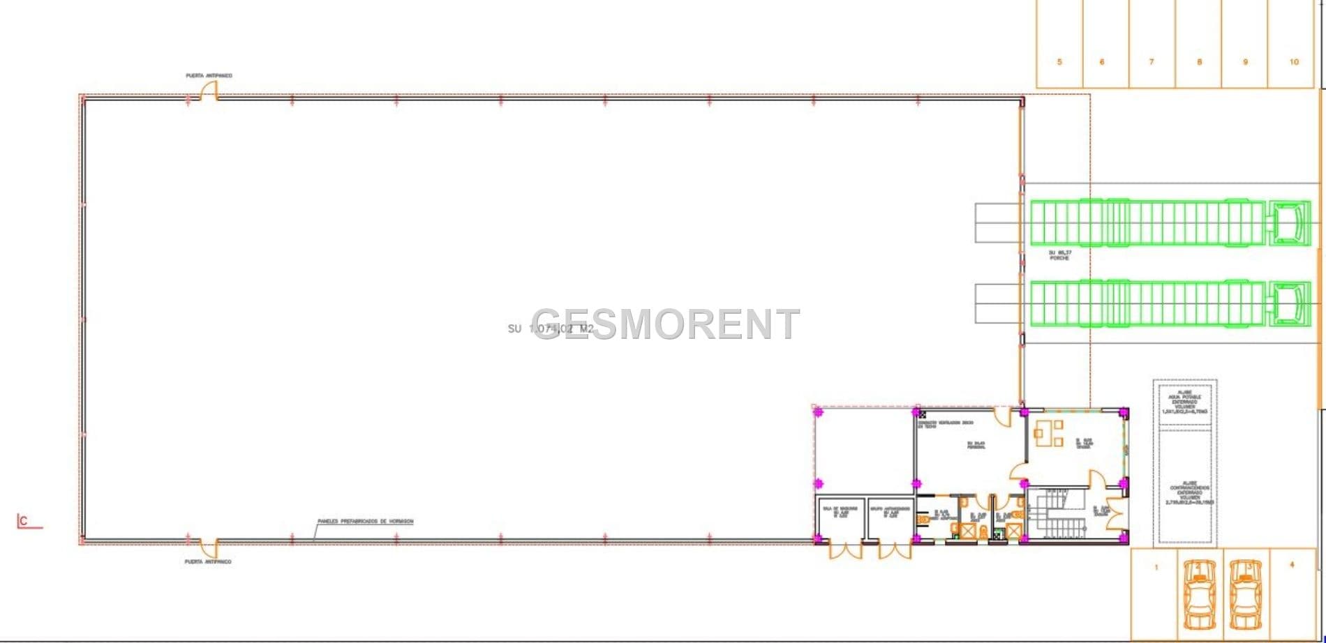 NAVE EN CONSTRUCCIÓN EN ALQUILER EN EL POLIGONO DE MARATXÍ - Foto 2