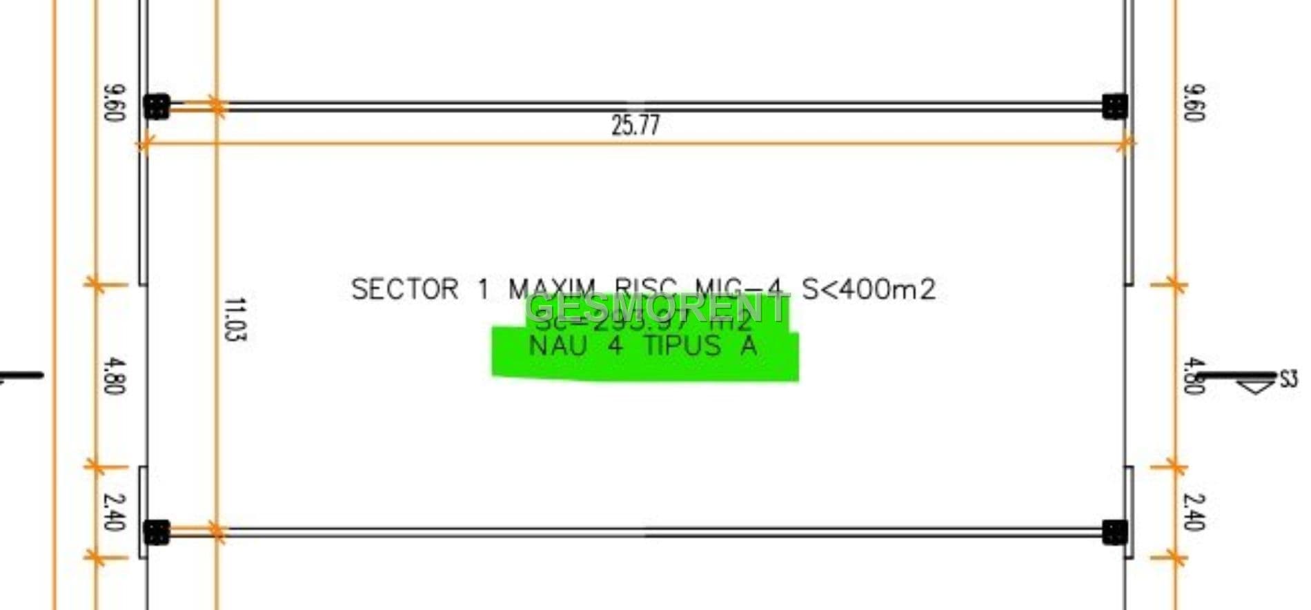 NAVE EN CONSTRUCCION EN ALQUILER EN EL POLIGONO DE MANACOR - Foto 1