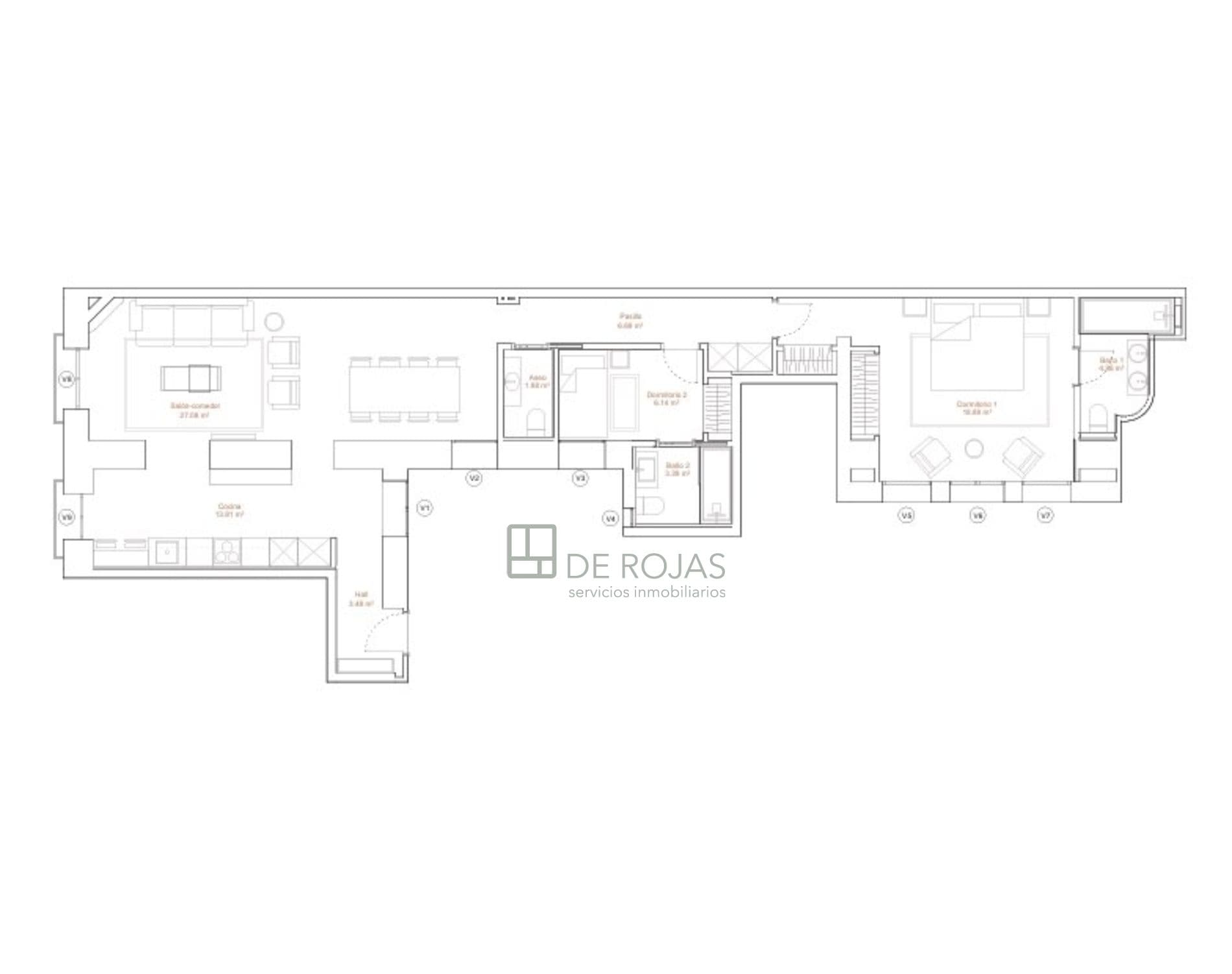 VIVIENDA A ESTRENAR EN CHAMBERÌ-ALMAGRO - Foto 5