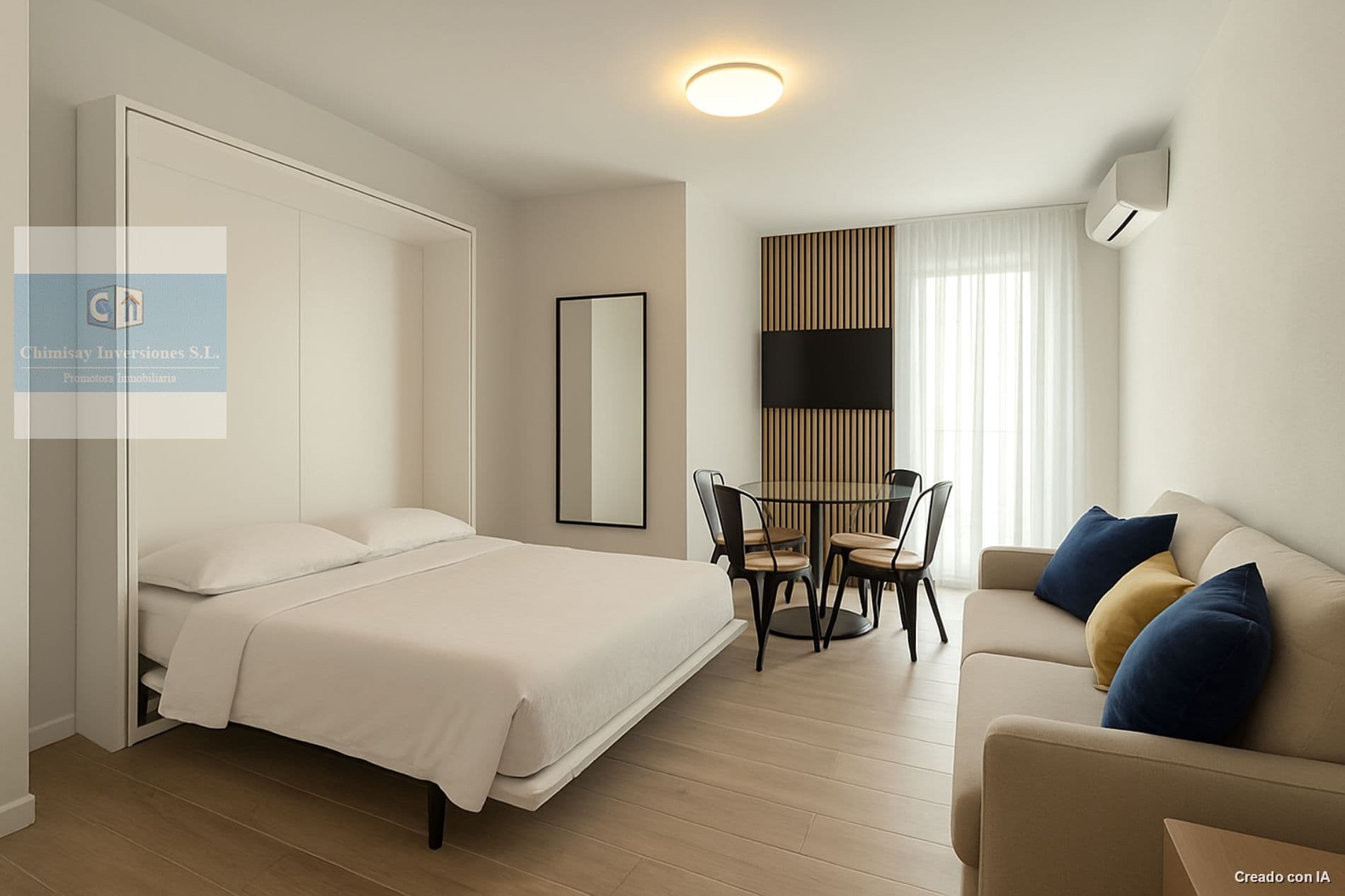 Amplio estudio reformado en costa Martiánez. - Foto 1