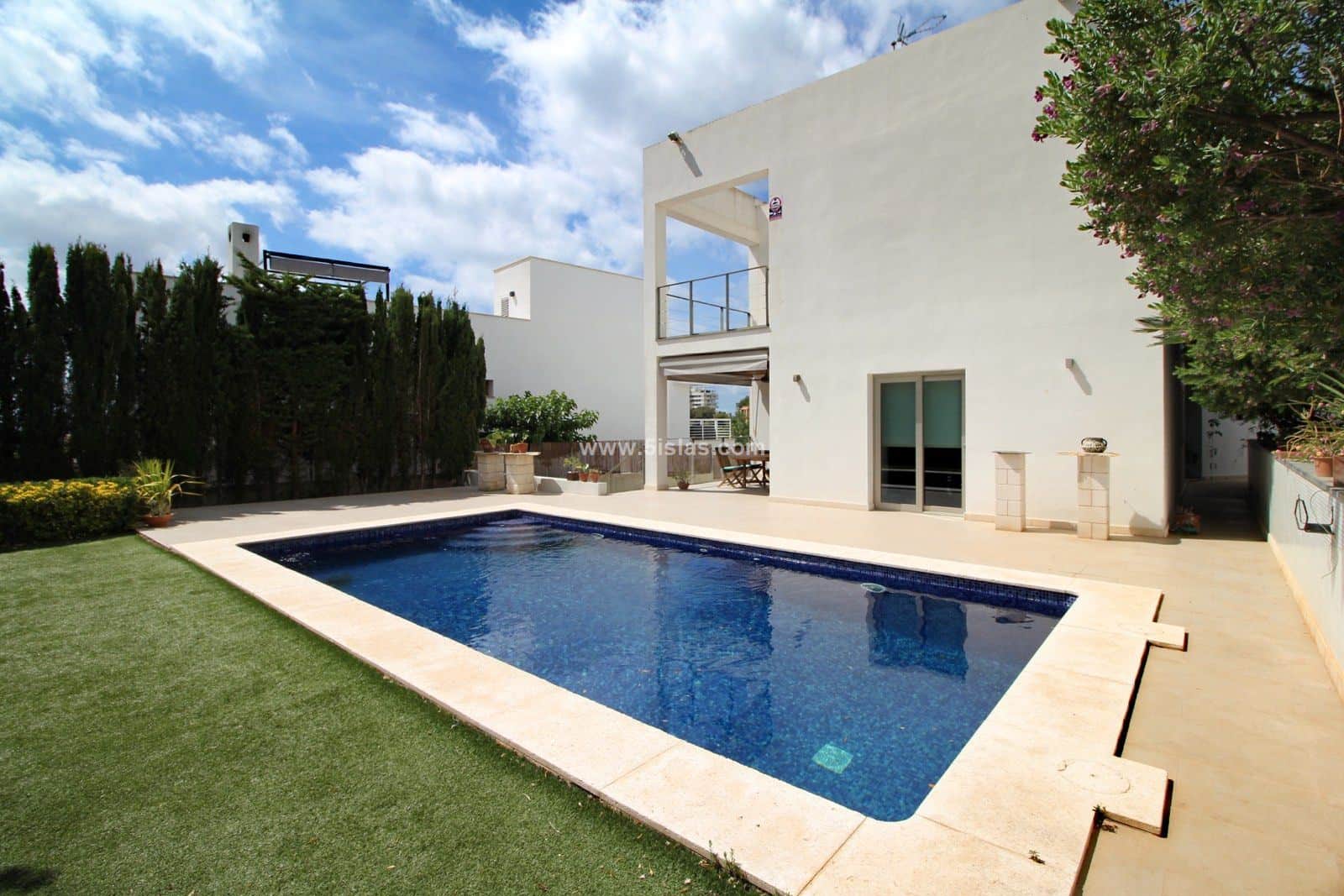 Casa unifamiliar moderna con vistas al mar y piscina en Bonanova - Foto 4