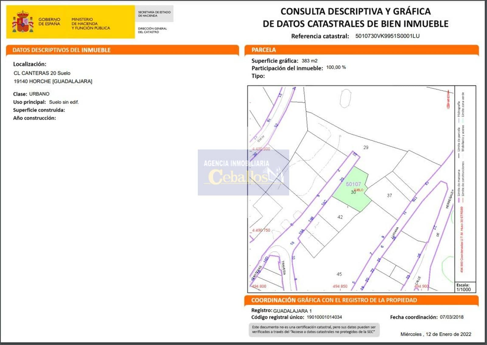 Terreno - Calle Canteras - Horche - Foto 1